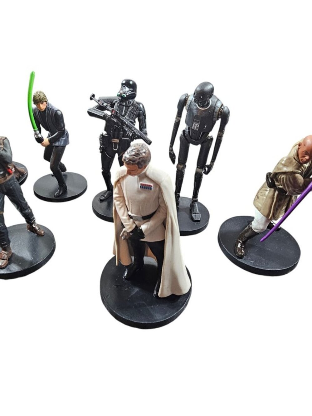 DISNEY STAR WARS LOT OF 15 PVC CAKE TOPPER FIGURES Birthday Party figures - Picture 3 of 7